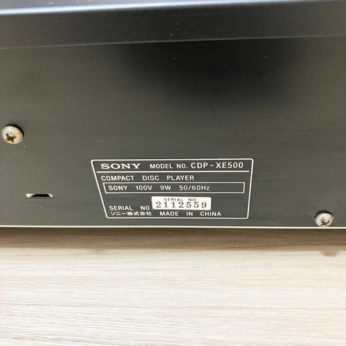 Sony Cd Sacd Players Cdp-Xe500