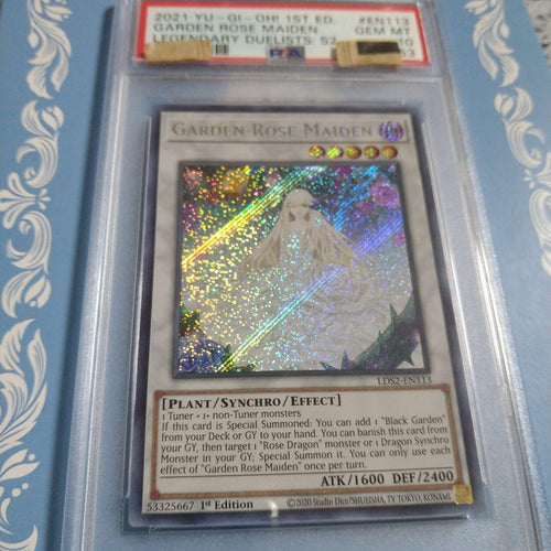 Yu-Gi-Oh! Ocg Duel Monsters (Foreign Languages) Psa10 Garden Rose Maiden 1St Ed