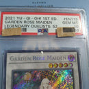 Yu-Gi-Oh! Ocg Duel Monsters (Foreign Languages) Psa10 Garden Rose Maiden 1St Ed