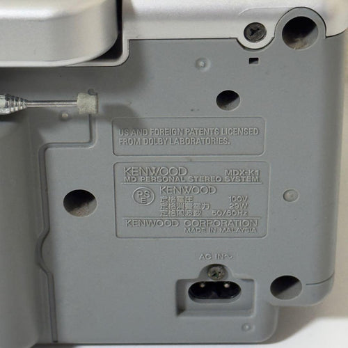 Kenwood Mini Component Systems Mdx-K1 Cd/Md