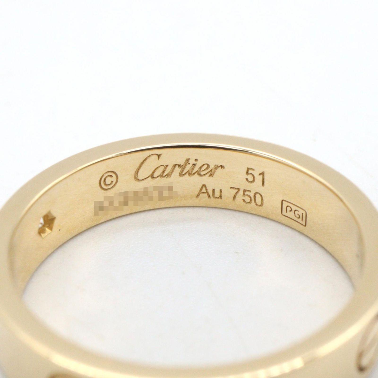 Cartier Ring 1Pd K18 Used A
