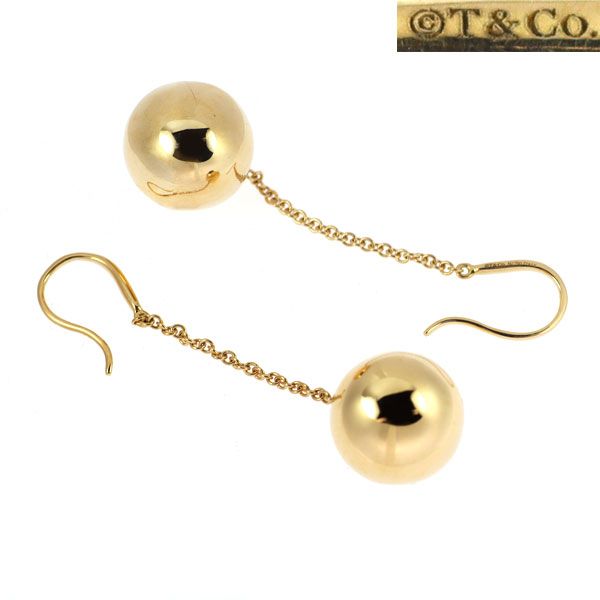 Tiffany Earrings (For Both Ears) K18Yg