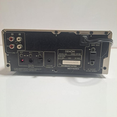 Denon Cd Md Cassette Deck Dmd-M10E