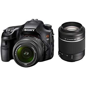 Digital Slr Sony 65 Dt 18-55Mm F3.5-5.6 Sam+Dt 55-200Mm F4-5.6 Sam Slt-A65Vy