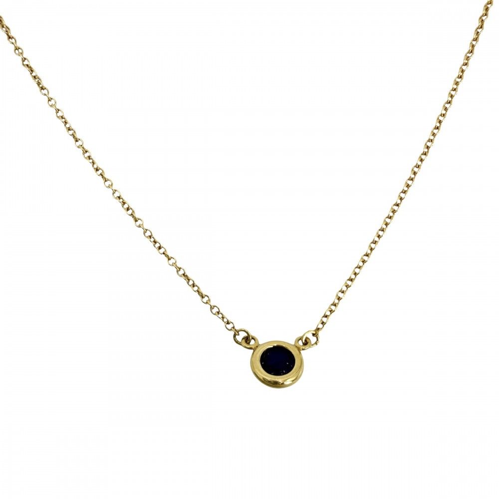 Tiffany Necklace 18 Yg Au750 Tiffany&Co. K18 2.2G