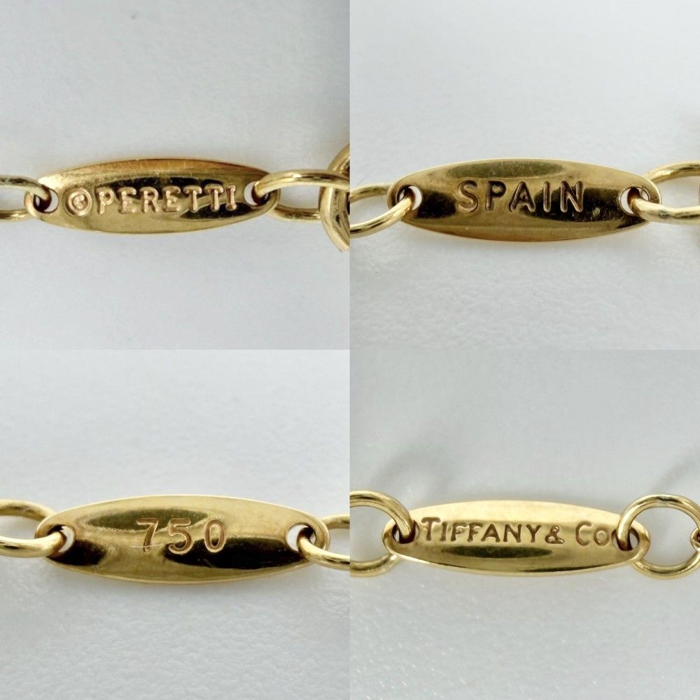 Tiffany Necklace 18 Yg Au750 Tiffany&Co. K18 2.2G