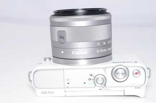 Canon Mirrorless Interchangeable Lips Eos M10 Ef-M15-45Mm