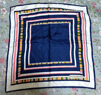 Yves Saint Laurent Bandanas Thin Scarves Ysl 100%