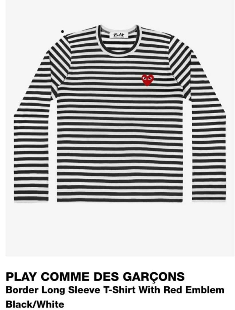 Play Comme Des Garcons Medium/Long-Sleeve T-Shirts L Gar Ons T