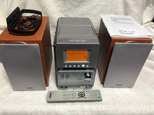 Sony Cd Md Cassette Deck Cmt-M35Wm