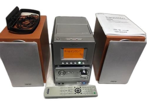 Sony Cd Md Cassette Deck Cmt-M35Wm