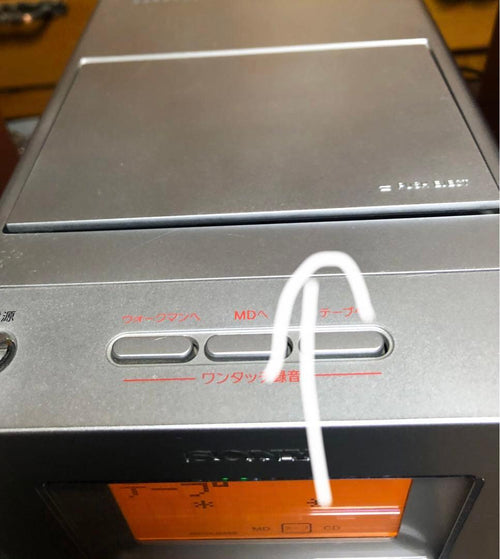 Sony Cd Md Cassette Deck Cmt-M35Wm