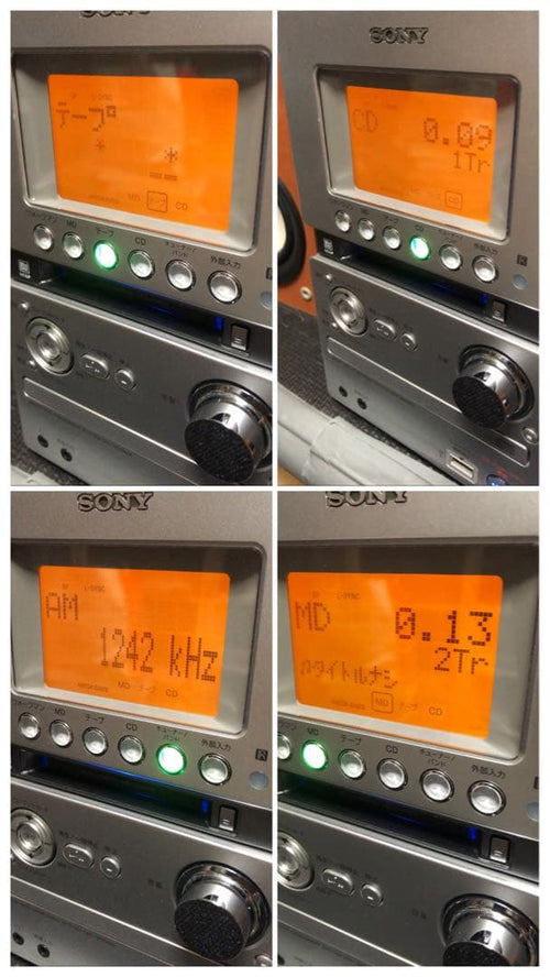 Sony Cd Md Cassette Deck Cmt-M35Wm