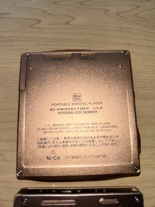 Sony Portable Md Player Mz-E707 Mz-E220
