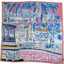 Hermes Bandana Scarf 140 Rayures D' T