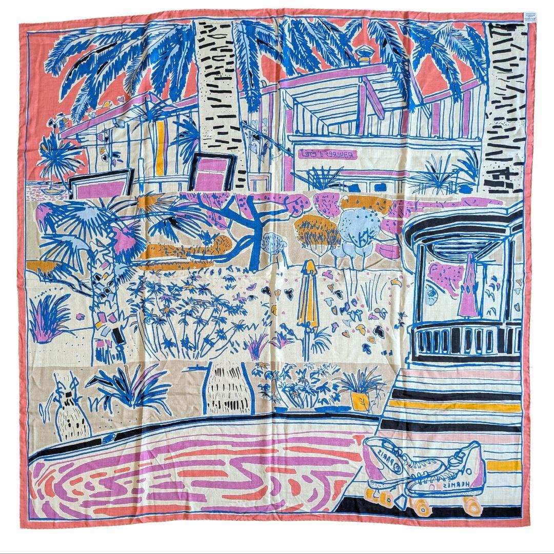 Hermes Bandana Scarf 140 Rayures D' T