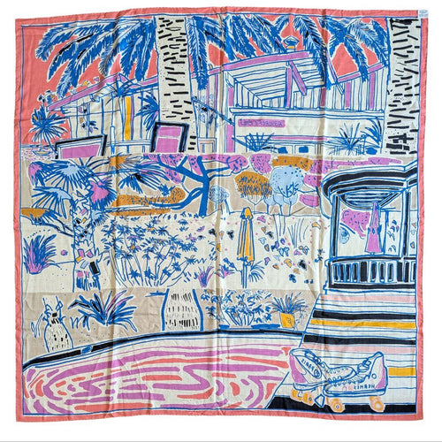 Hermes Bandana Scarf 140 Rayures D' T