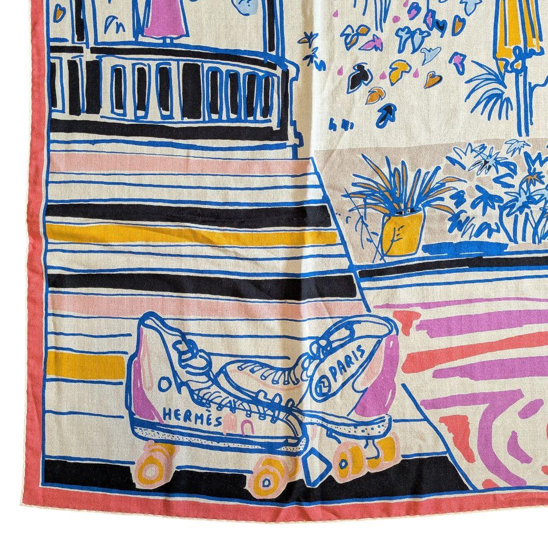 Hermes Bandana Scarf 140 Rayures D' T