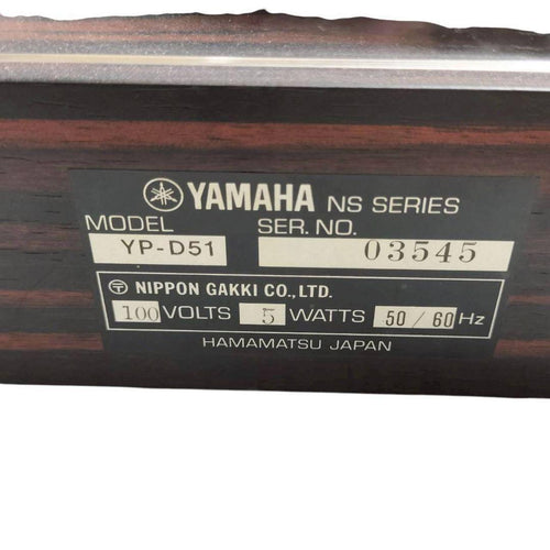 Yamaha Record Players (Turntables) 665 Yp-D51