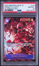One -Piece Card Game Psa10 (Sec Op09-119