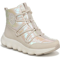 Bootty Ryka Podflowomens Laceup Boots Beige Iridescent