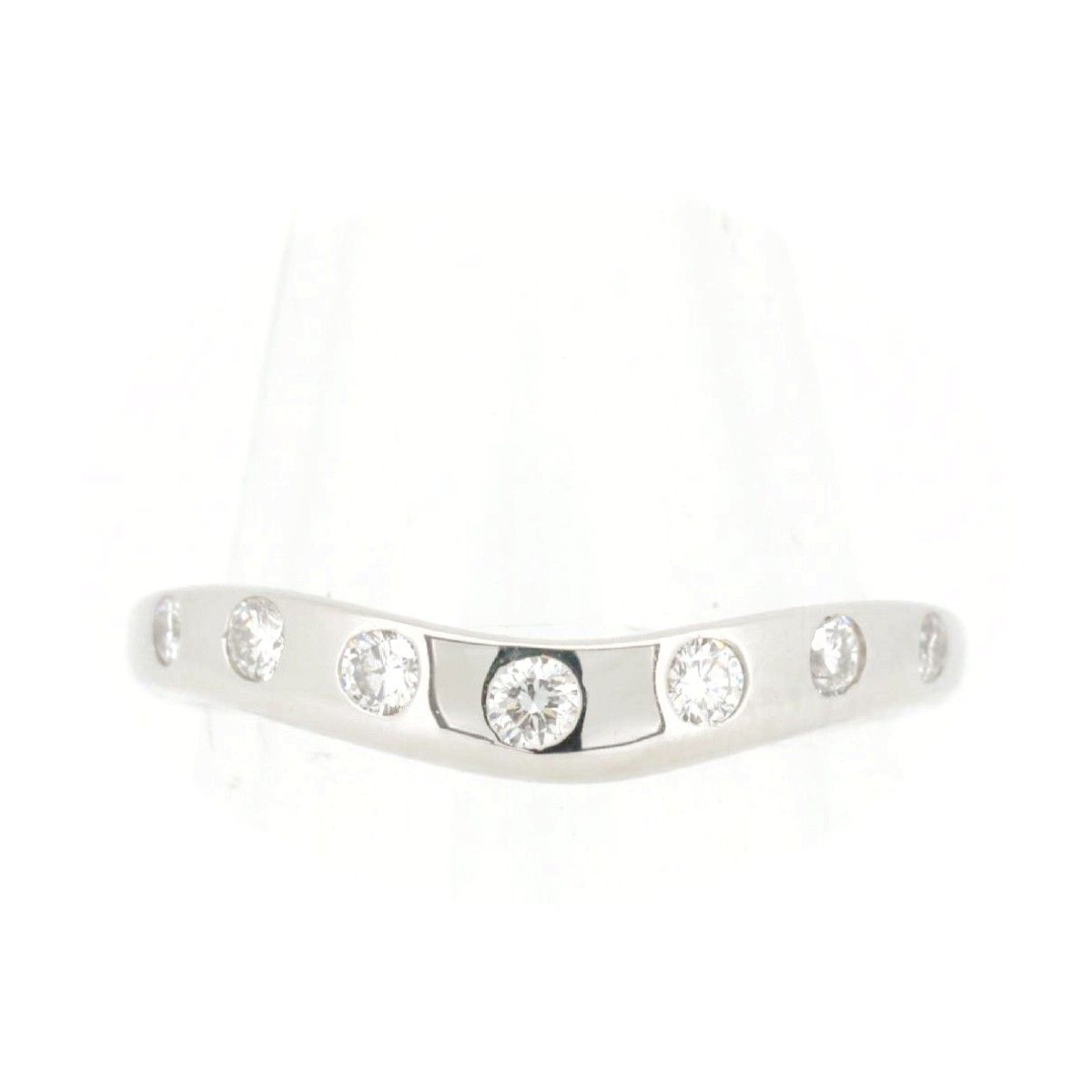 Bvlgari Ring 8.5 7P Pt950(