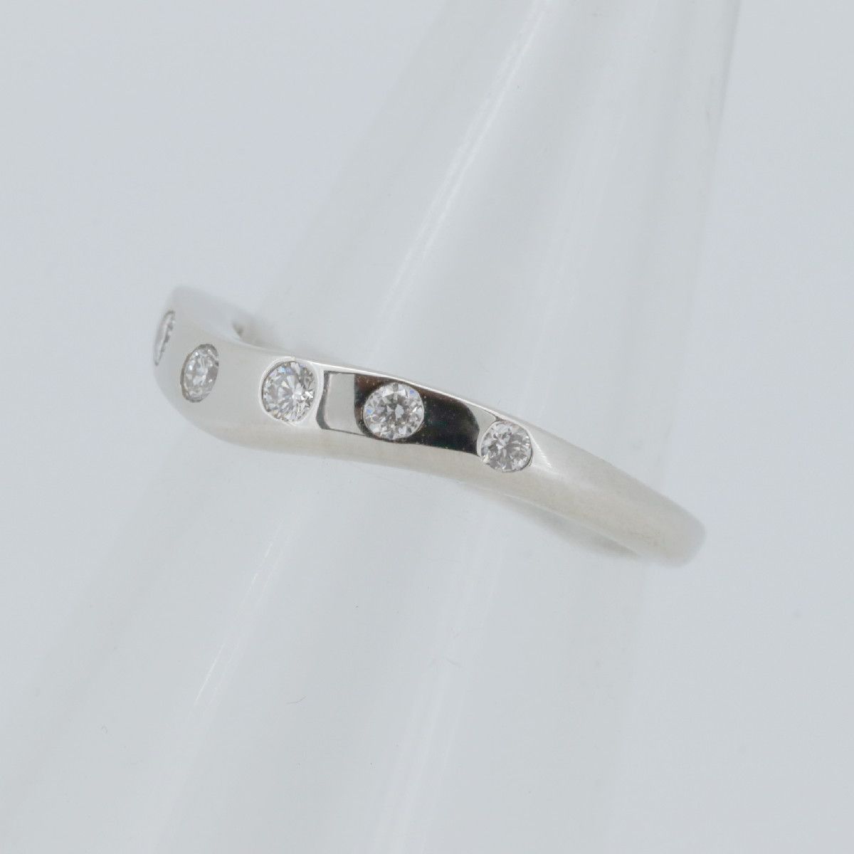 Bvlgari Ring 8.5 7P Pt950(