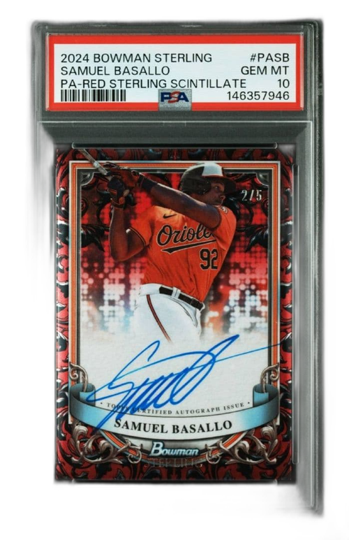 Mlb Psa10 Basallo Auto /5 Ssp Pop1