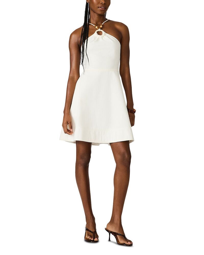 Steve Madden Long Sleeves, Three Quarter Sleeve Elvis Halter Mini Dress Antique