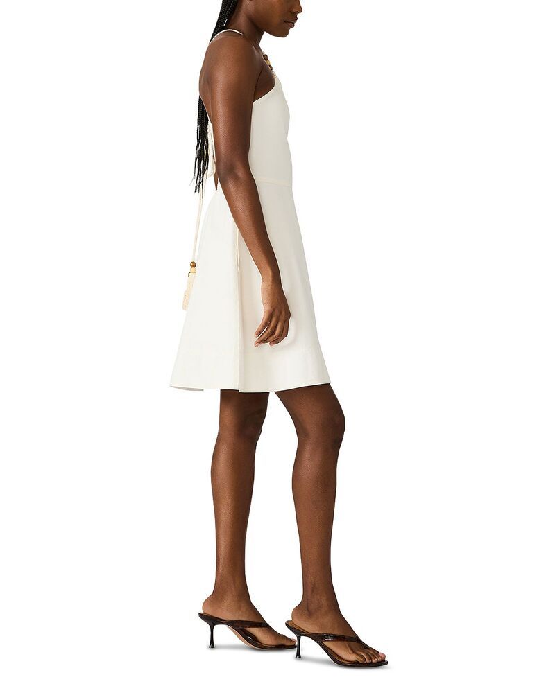Steve Madden Long Sleeves, Three Quarter Sleeve Elvis Halter Mini Dress Antique