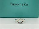Rings Tiffany Co. Open Heart Ring Silver