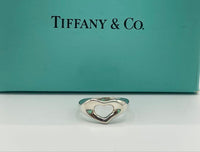 Rings Tiffany Co. Open Heart Ring Silver