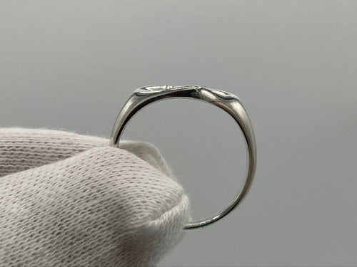 Rings Tiffany Co. Open Heart Ring Silver