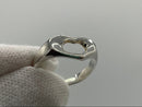 Rings Tiffany Co. Open Heart Ring Silver