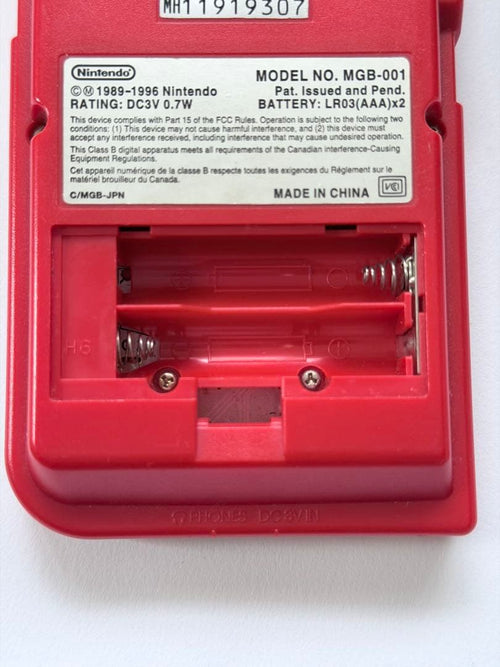 Nintendo Consoles (Game Boy Pocket)