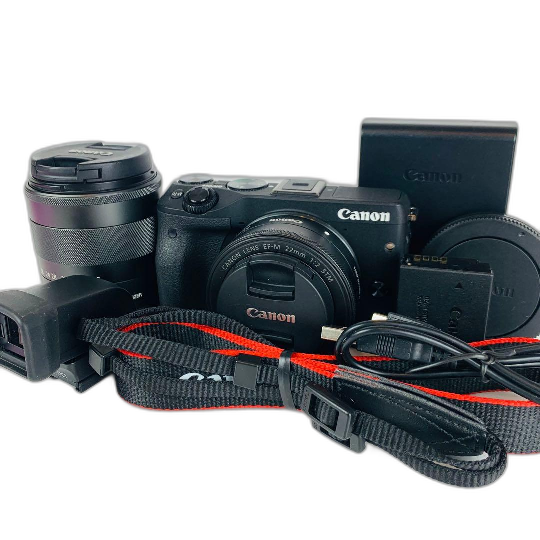 Canon Mirrorless Interchangeable Lips Eos M3 Evf-Dc1