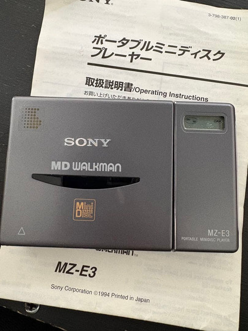 Sony Portable Md Player Ok Walkman Mz-E3