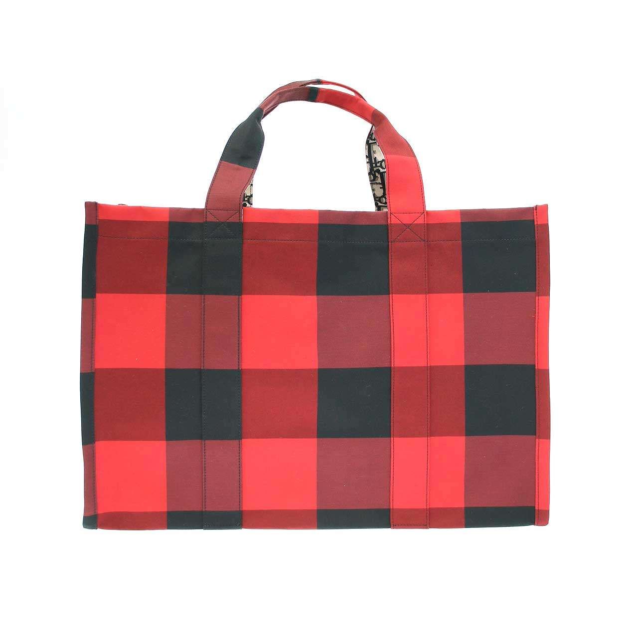Christian Dior Einkaufstasche 19Aw Double L Canvas 50-Ma-0179