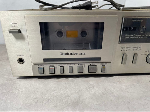 Technics Cd Md Cassette Deck Rs-M13