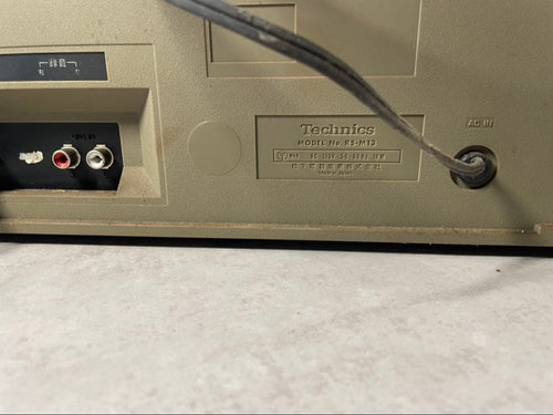 Technics Cd Md Cassette Deck Rs-M13