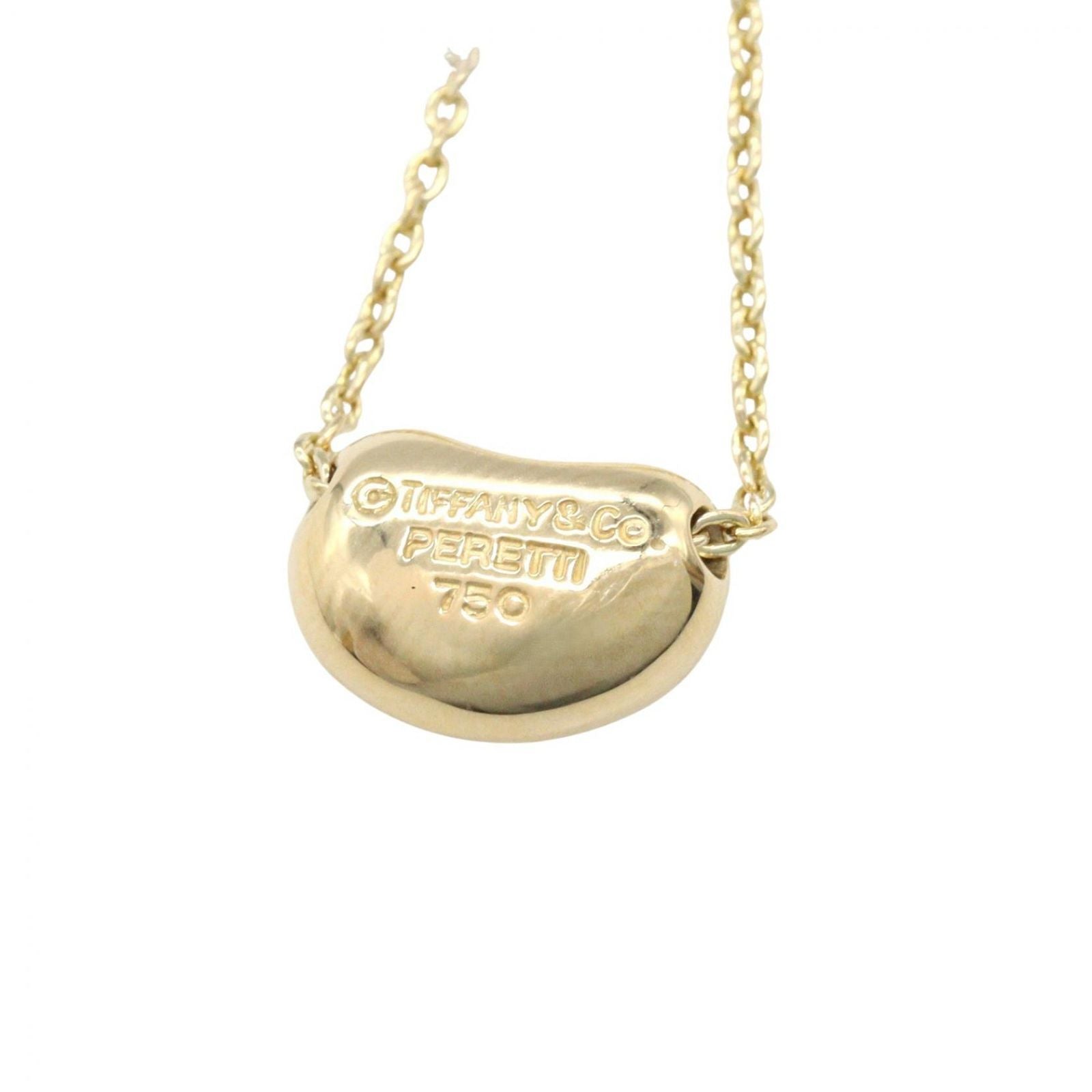 Tiffany Necklace Co 38 K18 Used A