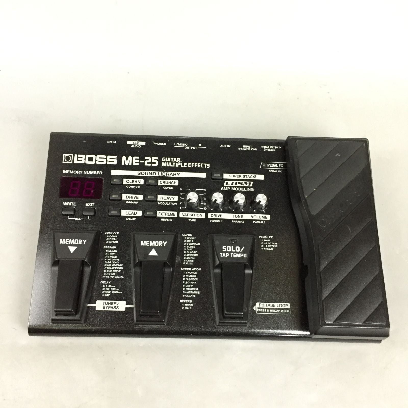 Boss Guitar Effector Me-25 Multiple Effects Aa3Td511704 F146