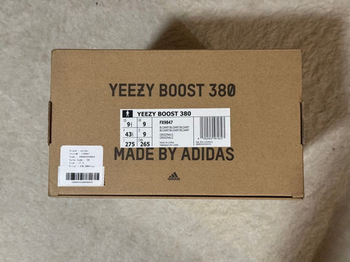 Adidas Sneakers Yeezy Boost 380 Blue Oat Reflective