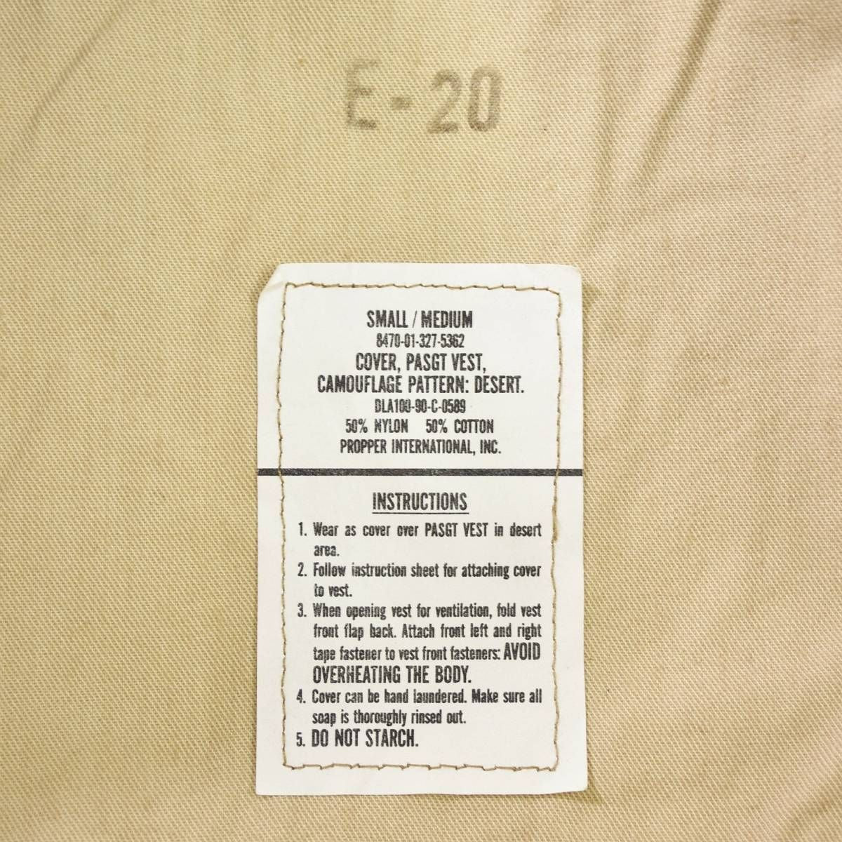 Military Surplus Vest 90S Us Army Propper X S M 90