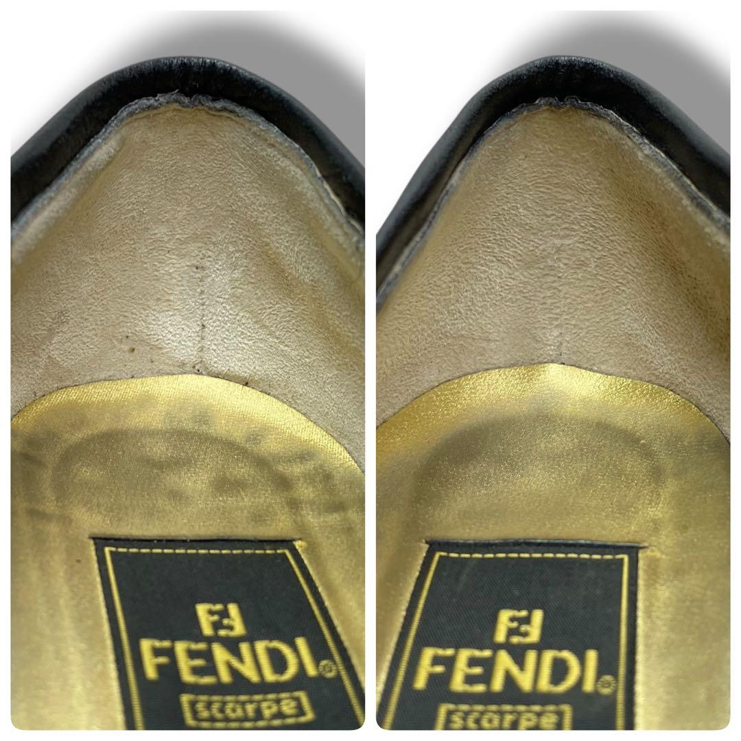 Fendi Loafers Kleid Schuhe Ff