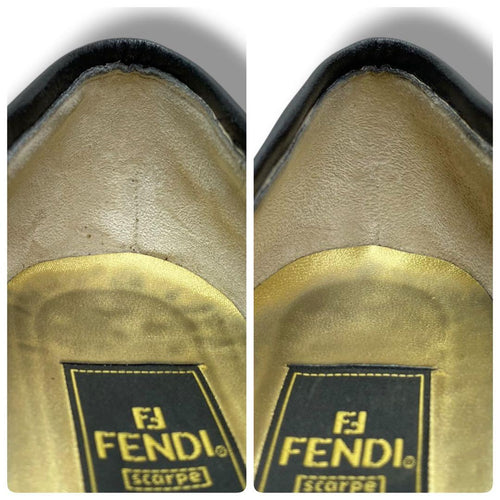 Fendi Loafers Kleid Schuhe Ff