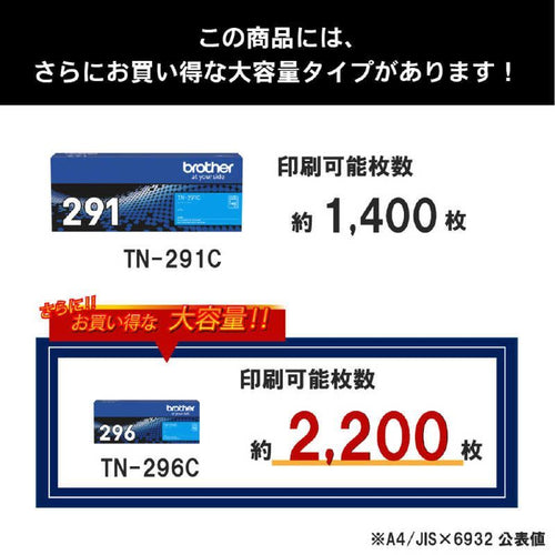 Brother Toner Cartridge :Hl-3170Cdw Mfc-9340Cdw Tn-291C