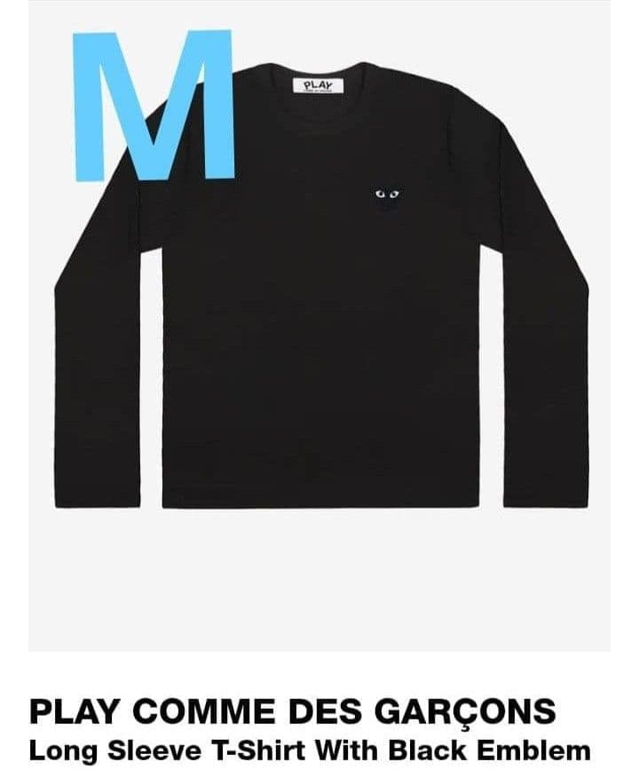 Play Comme Des Garcons 7 Minutes, Long -Sleeved Cut -And -Sew Gar Ons T M