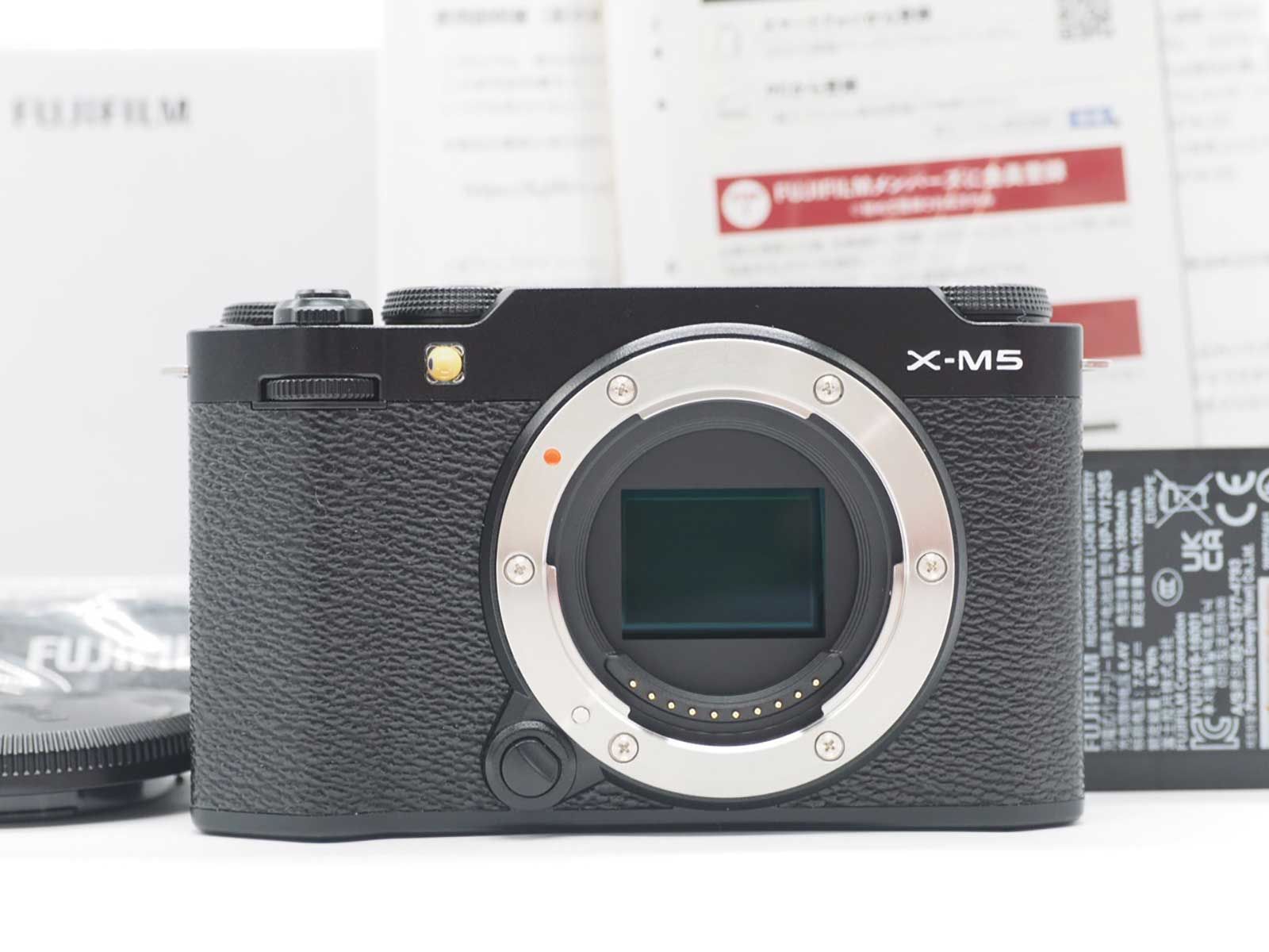 Fujifilm Mirrorless Interchangeable Lips X-M5 Digital Camera Black 52 Shots