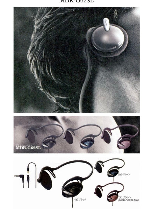 Sony Wired Headphone Mdr-G62 G72